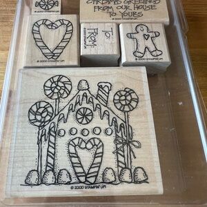 Stampin' Up! Holiday Wooden Stamp Set